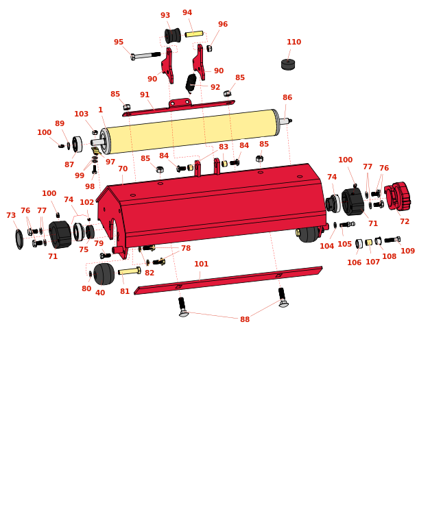 Toro Greensmaster 3050 Tri-Roller & Frame