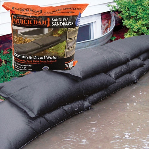 Quick dam flood bags - 12" x 24" - 6/bag