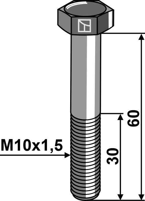 Hexagon bolt M10 without nut