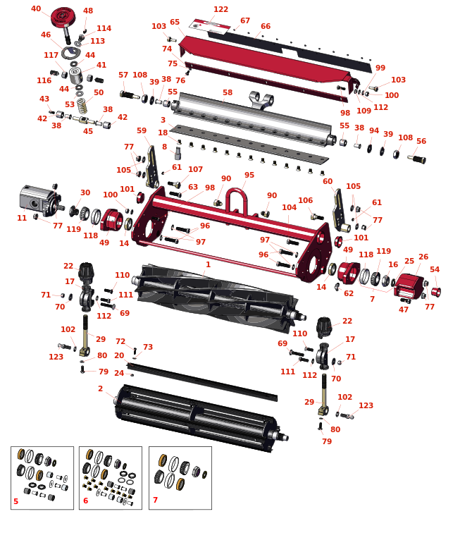 Toro Greensmaster 3000 Reel & Bedknife