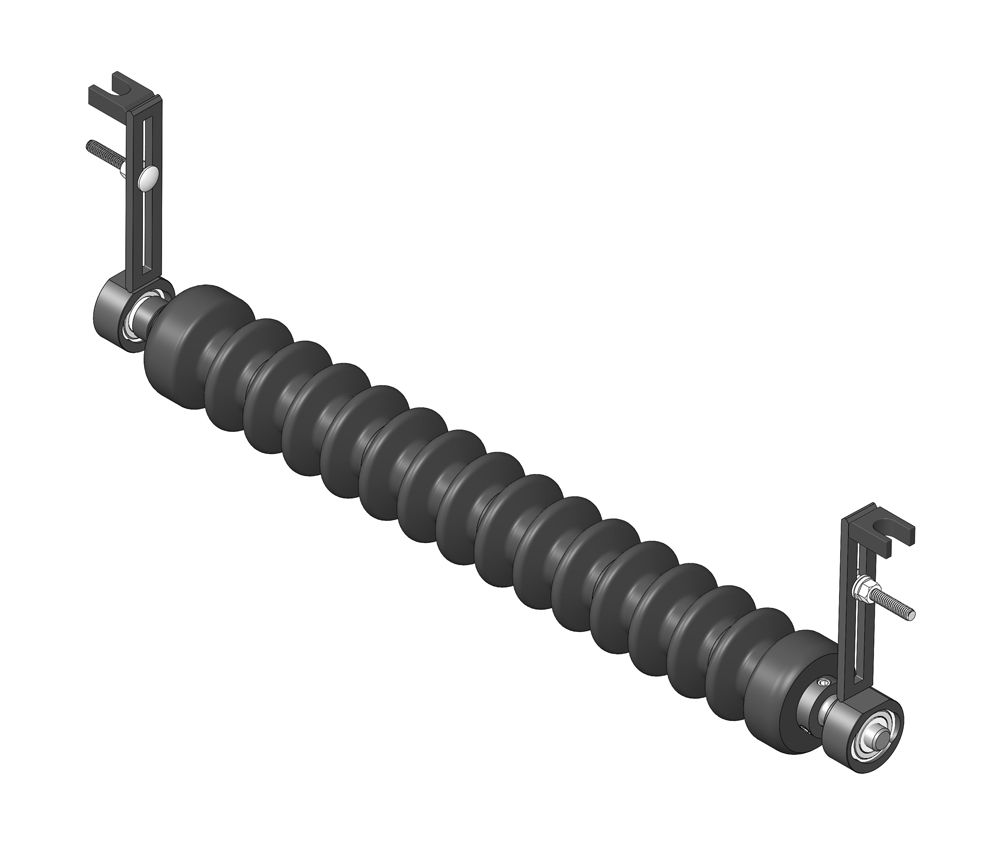 Minuteman front grooved roller system