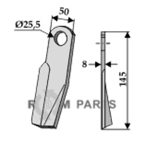 RDM Parts Schlegel - rechts