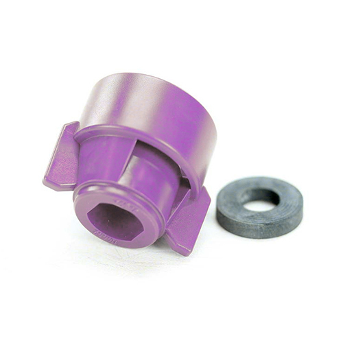 Teejet cap and gasket - 114443-10-celr - violet