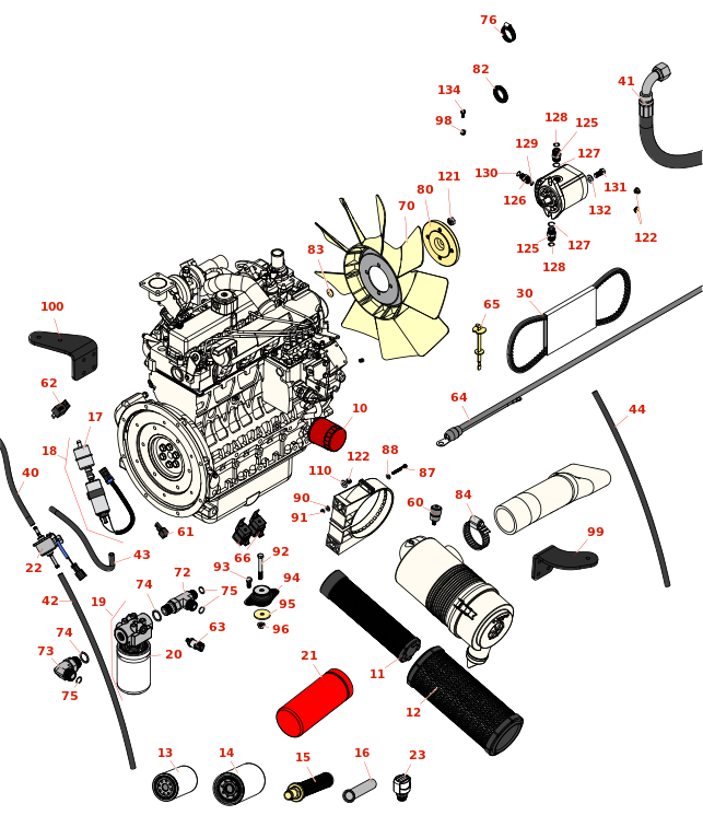 Toro Groundsmaster 4500-D Engine