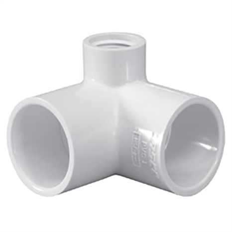 3/4 x 1/2 sch40 pvc side outlet elbow 90 (soc) fpt)