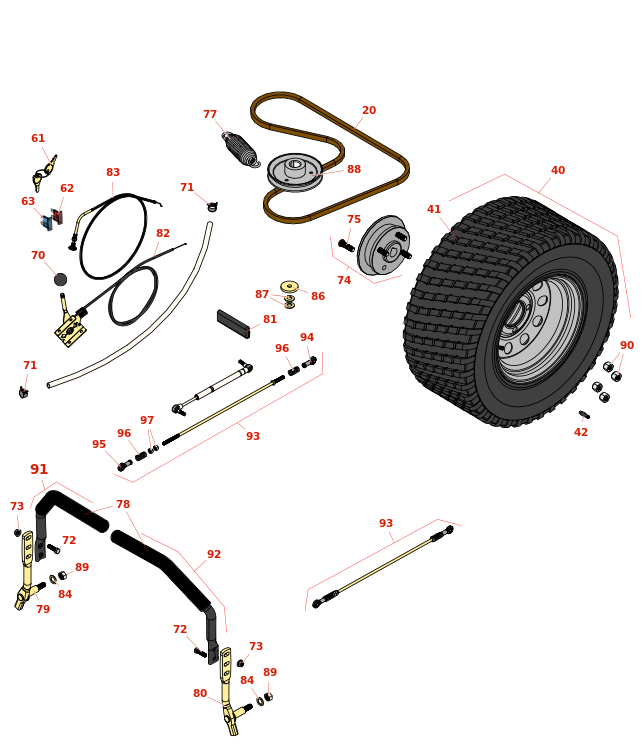 Toro Z Master Professional 6000 Steering & Drive