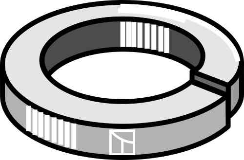 Veerring Ø36x6xØ22