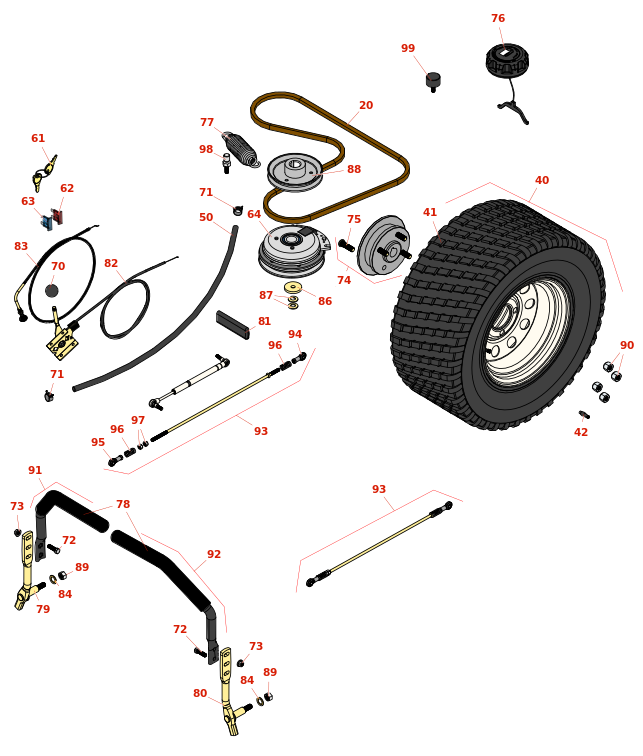 Toro Z Master Professional 6000 Steering & Drive