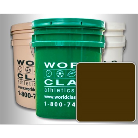 World class removable artificial turf paint - brown - 5 gal.