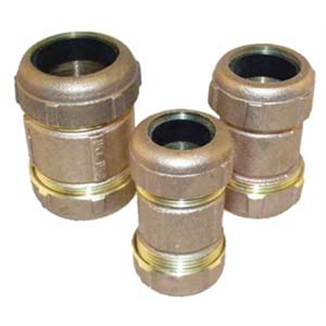 Coupling - brass comp 3/4"