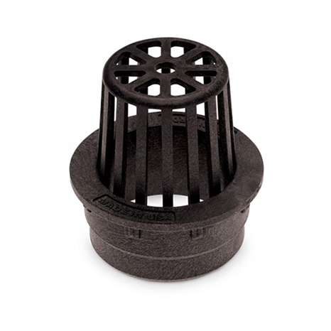 Rain bird 3 in round atrium grate - black