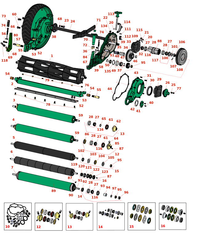 Lesco Fairway Reel & Bedknife