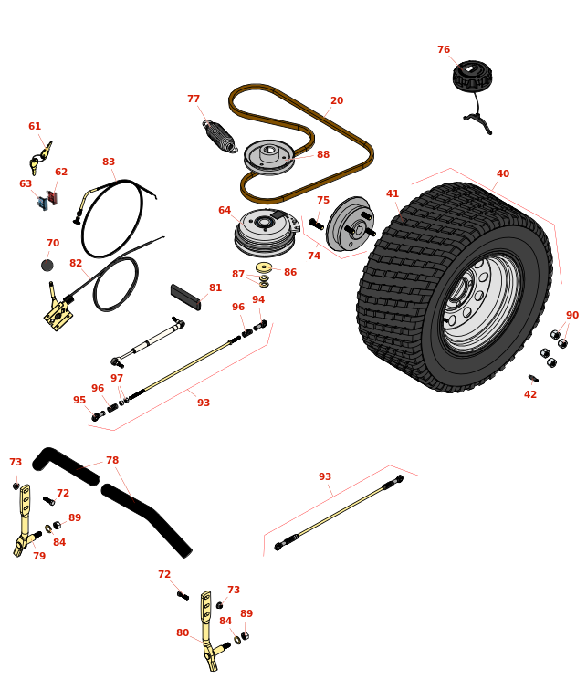 Toro Z Master Professional 6000 Steering & Drive