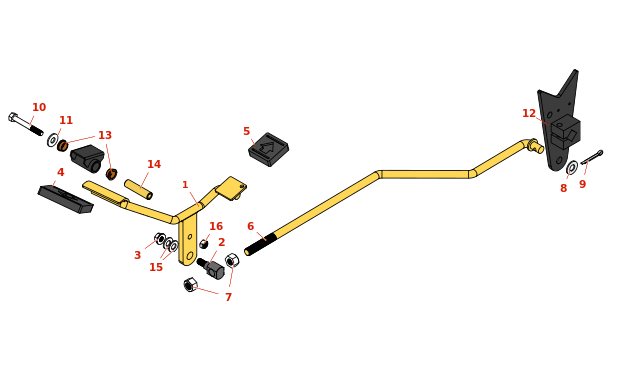 Toro Sand Pro 3020 Traction Control Pedal