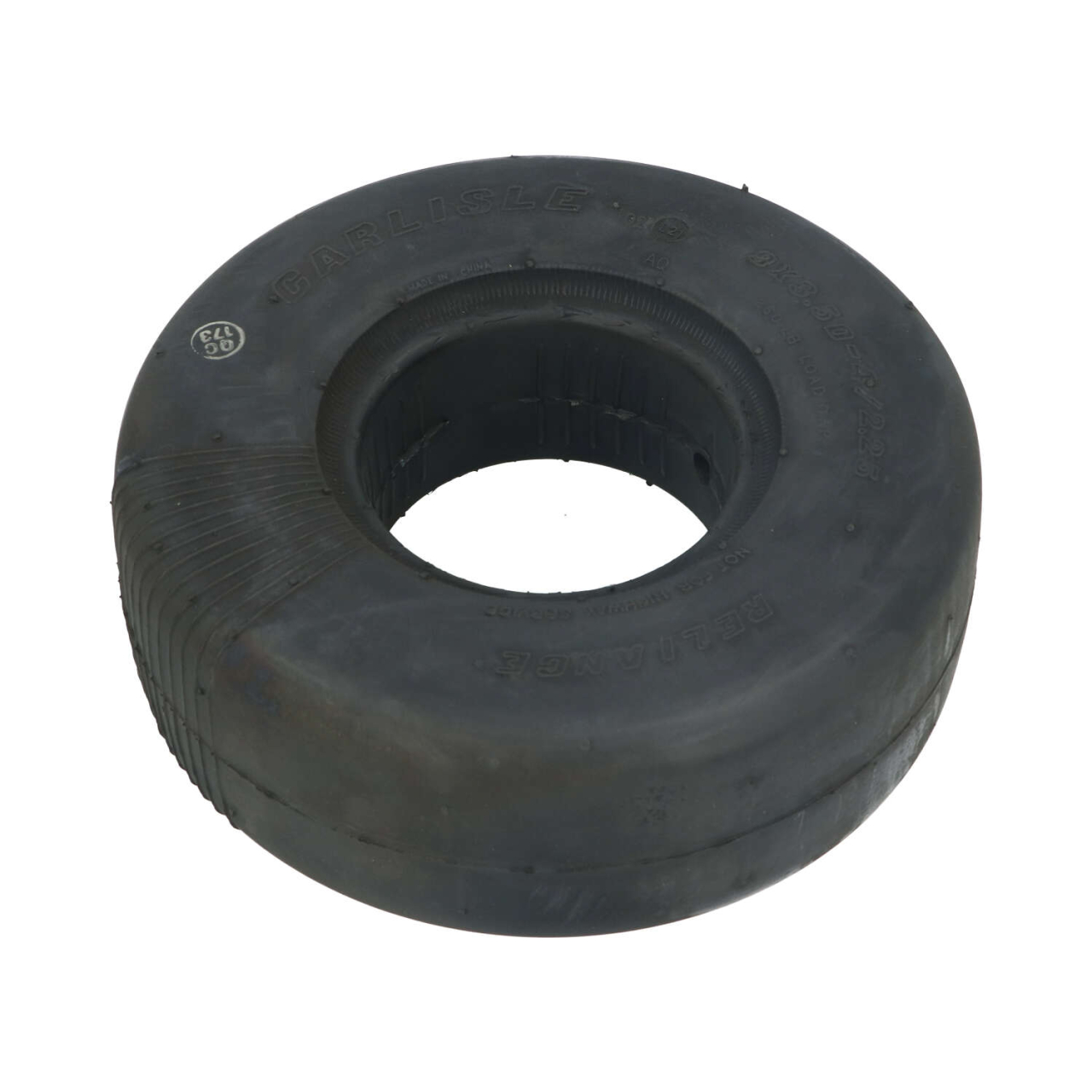 CARLISLE 9 X 3.50-4 RELIANCE SMOOTH SEMI PNEUMATIC VOLRUBBER