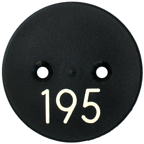 Sprinkler cap yardage marker - 1 number