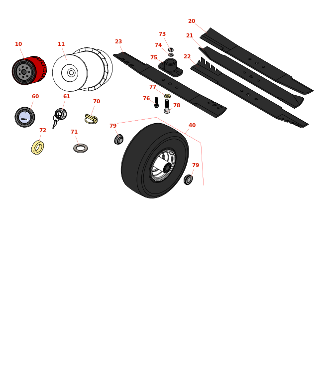 Jacobsen HR-5111 Rotary Parts