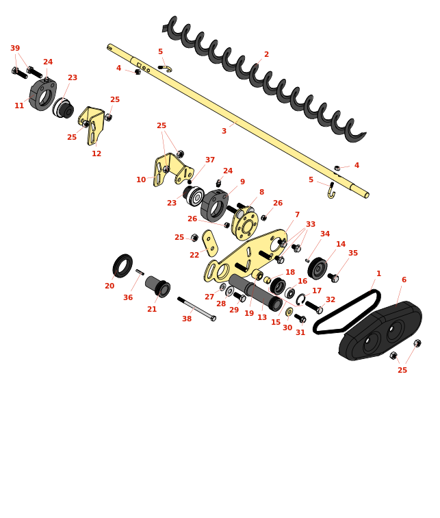 Toro Greensmaster 3150-Q Rear Roller Brush - Model 04640