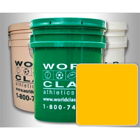 World class removable artificial turf paint - yellow - 5 gal