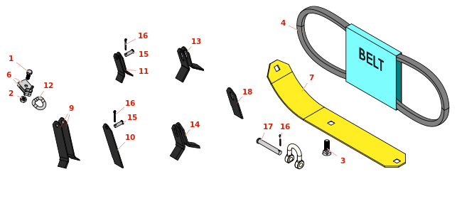 Mott Flail Mower Flail Parts