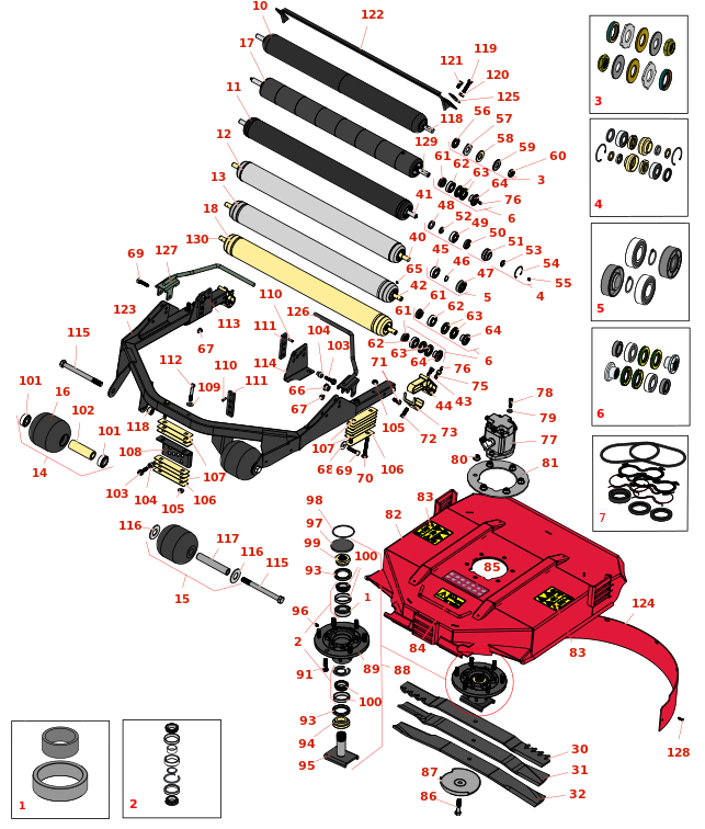 Toro Groundsmaster 3500-G 27in Unit - Model 30822