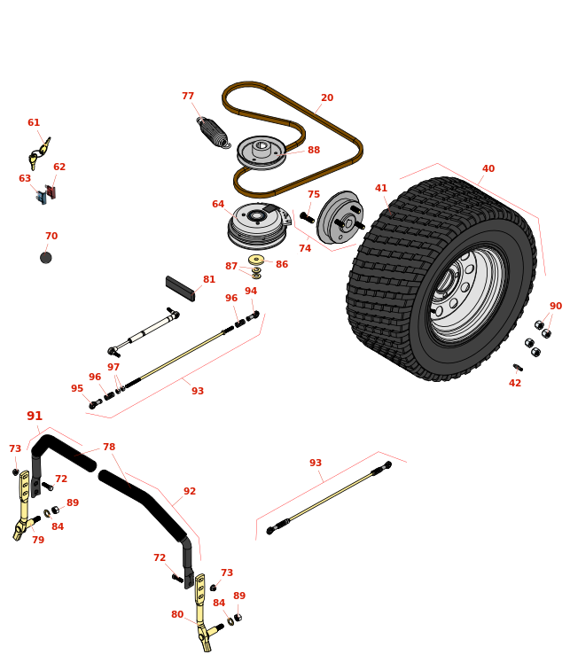 Toro Z Master Professional 6000 Steering & Drive