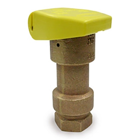 Quick coupling valve - 1-1/2 yellow top