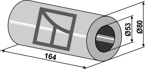 Distance piece - 164mm