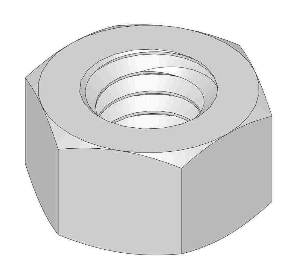 Nut - 5/16-18 zinc