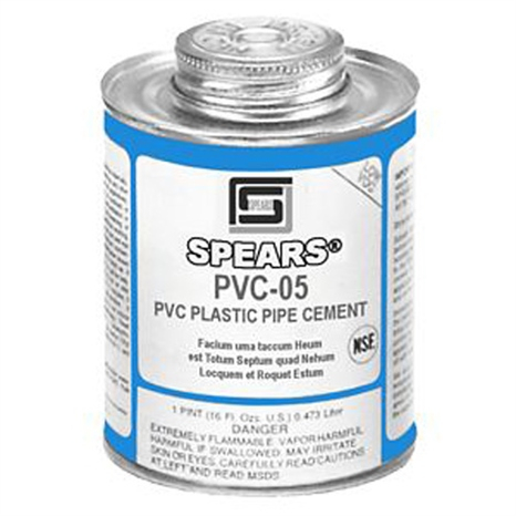 Cement - 1/4 pint pvc-05 med body clear