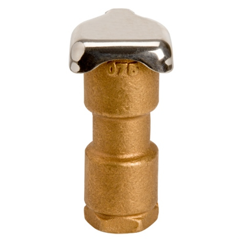 Valve - 1" quick coupler steel top