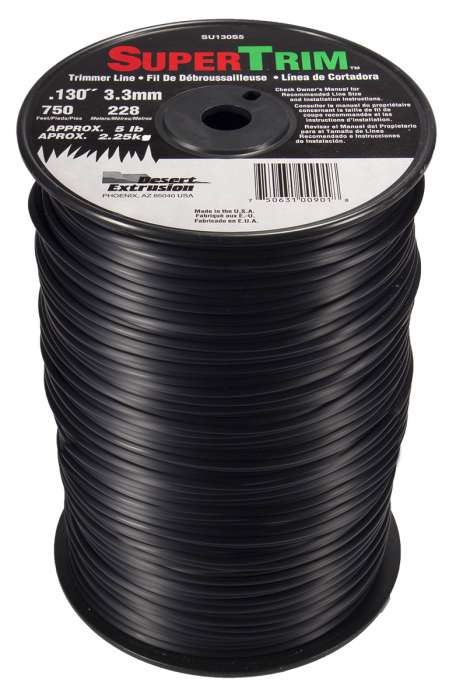 Trimmer line supertrim™ round black .130" / 3.3mm