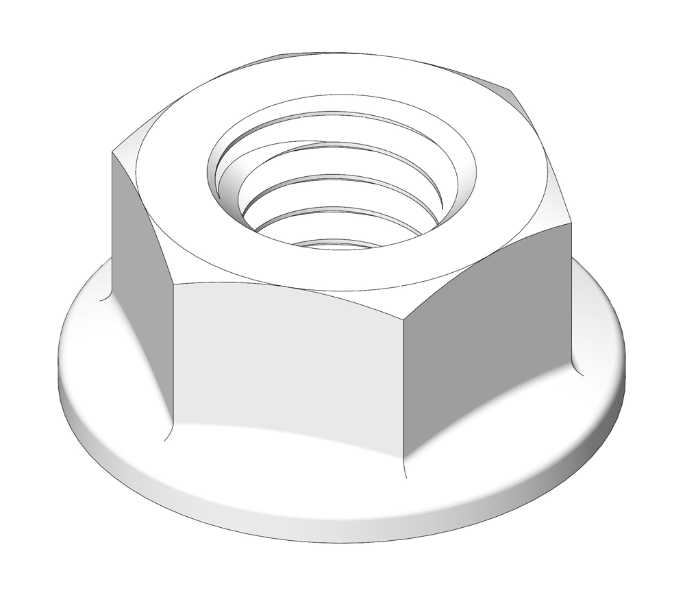 Nut - m8-1.25 fl hx cl 10.9