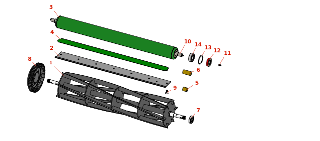 Ransomes Sportcutter MK10 &MK11 & Magna MK12 Reel & Bedknife