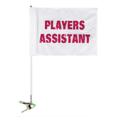 Flag - cart id players asst - white/red