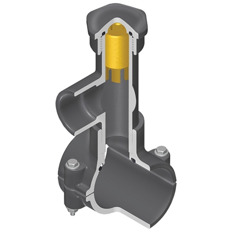 4x1-1/2 pvc hot tap saddle epdm s/s b