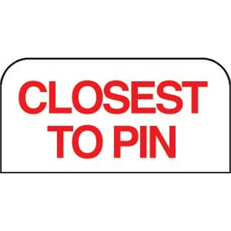 Sign - closest to pin