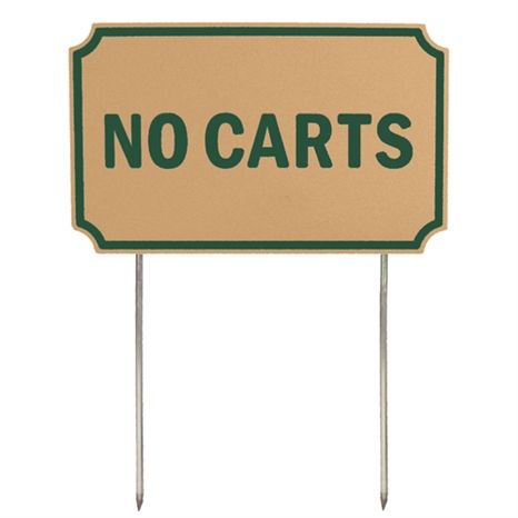 Sign - recyl rect -no carts- tg