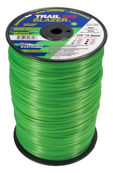 Trimmer line trailblazer™ round green .120" / 3.0mm