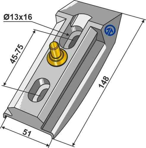 Houder kompleet - serie 410