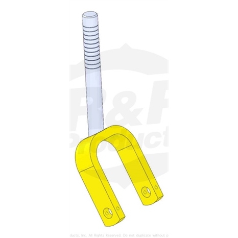 Caster fork - fits 6 wheel