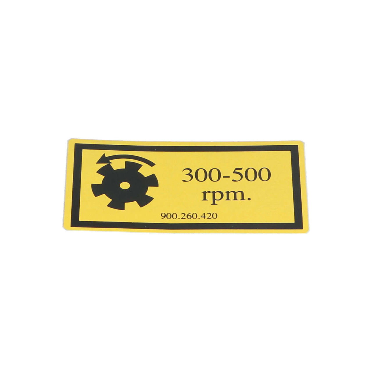 Pto label 300-500