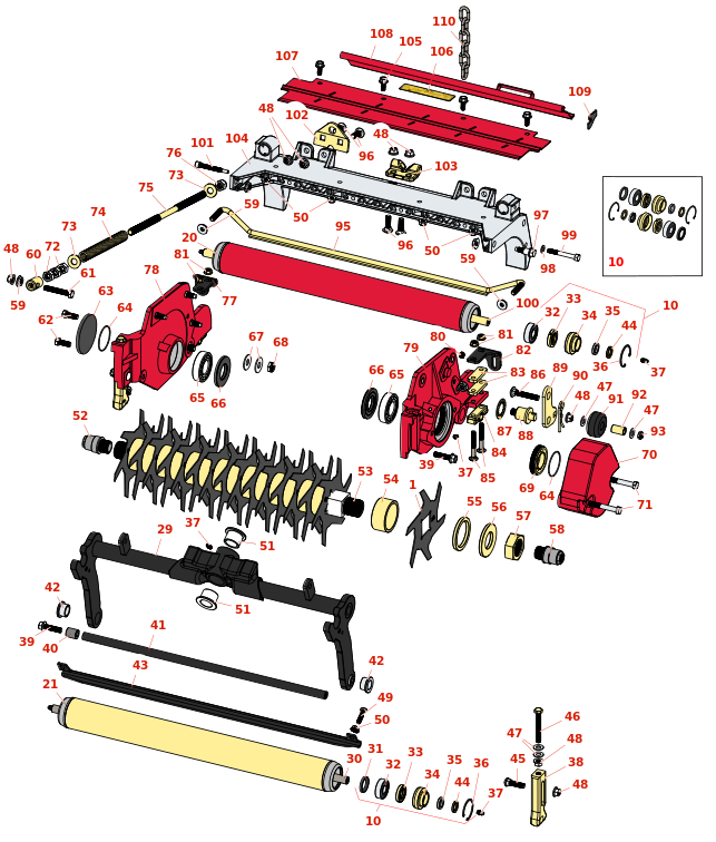 Toro Reelmaster 6500D Verti-Cut Reel & Frame