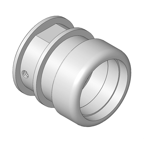 Roller end - 2-3/8 grooved