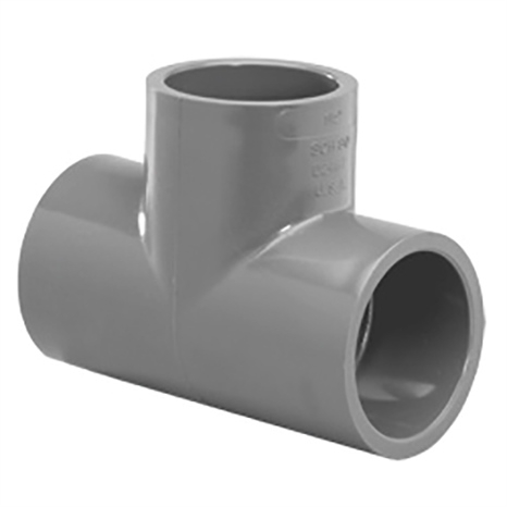 3/8 sch80 pvc tee (soc)