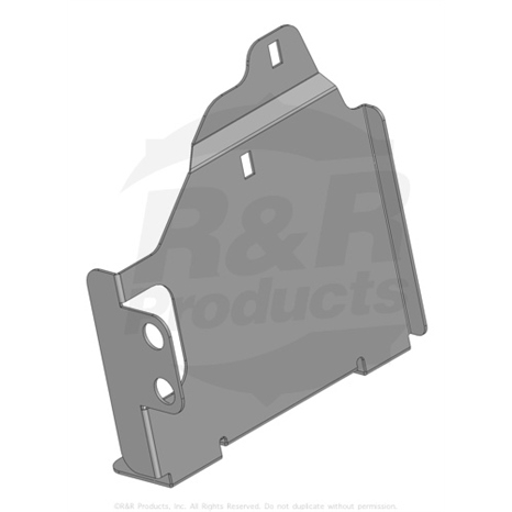 Bracket - battery - black