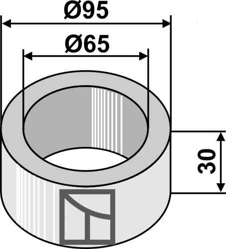 Distance piece - 30mm