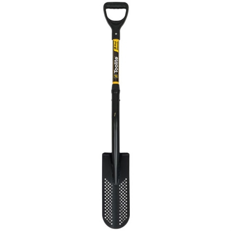 Toolite drain spade sifter shovel - d-grip handle