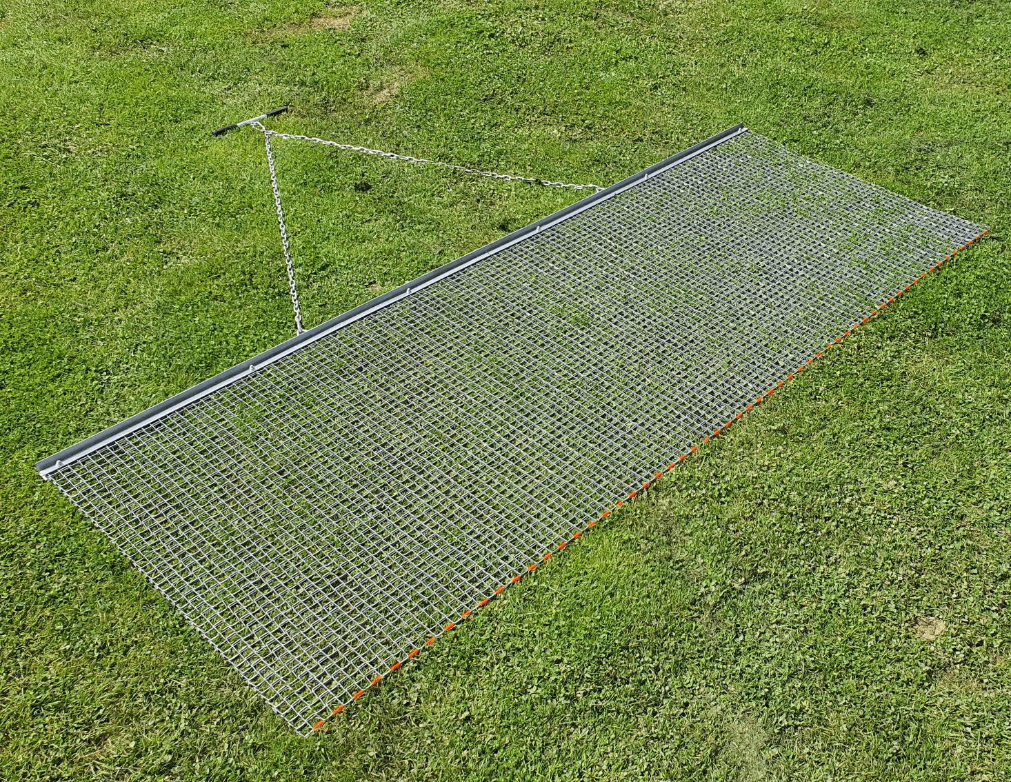 Super-Size Galvanized Steel Drag Mat for Leveling Large Areas (10' x 4')