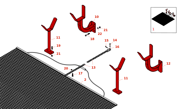 Toro Groundsmaster 7210 Drag Mat Kit - Model 08850